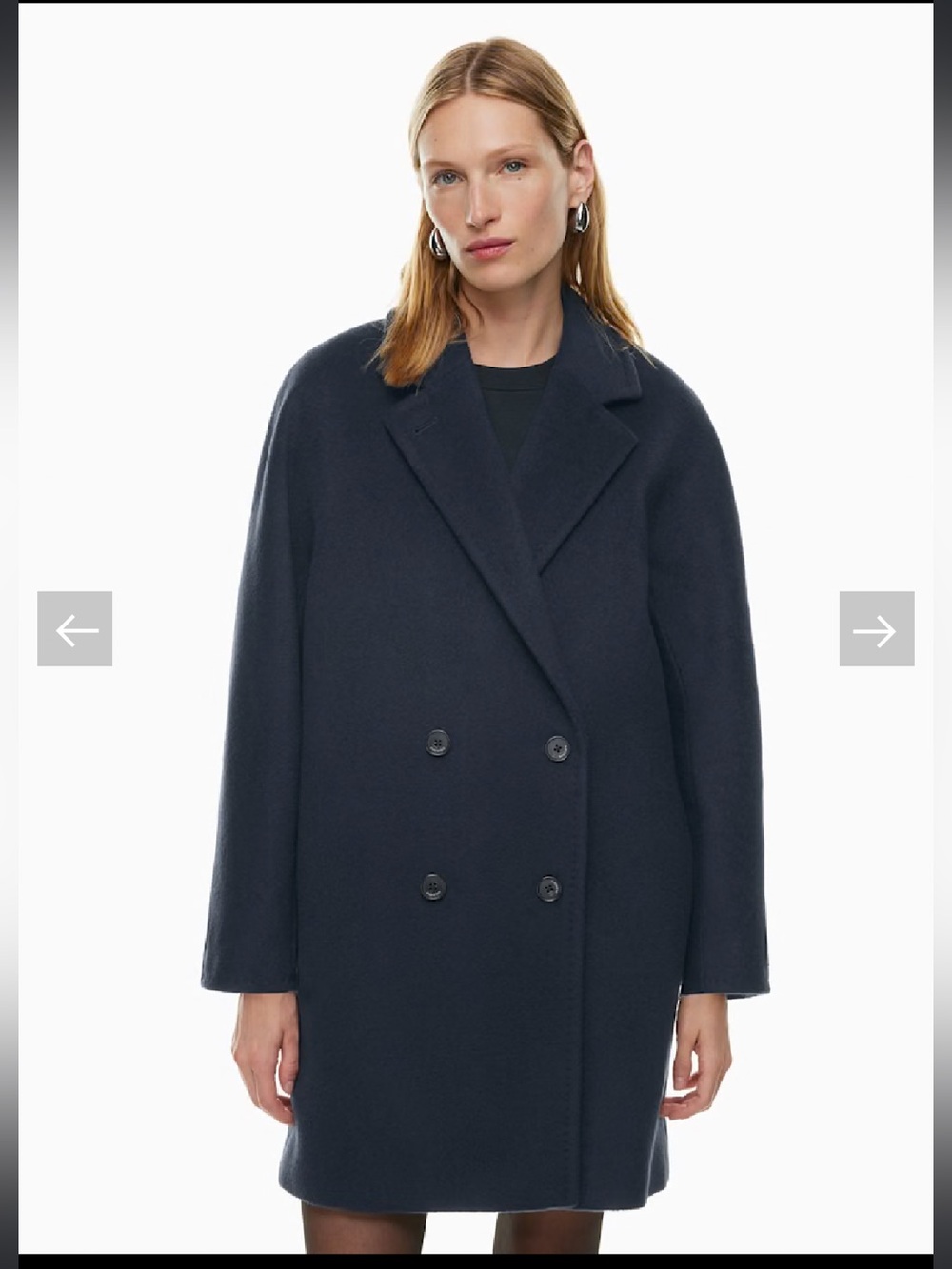 ARITZIA BABATON SLOUCH COAT - Picture 1 of 5